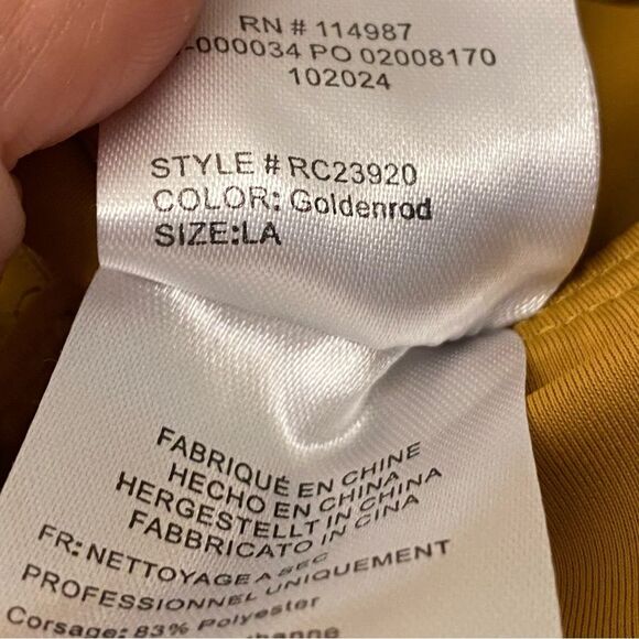 Revolution Tenth House dance costume SET YOURSELF FREE RC23920 gold yellow LA - Picture 12 of 12